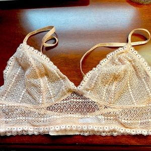 DKNY pink lace bralette